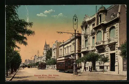 AK Buenos Aires, Callao y Charcas, Strassenbahnen