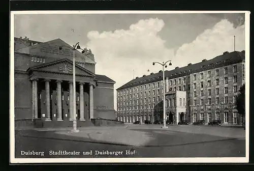 AK Duisburg, Stattheater und Duisburger Hof