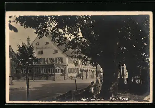 Foto-AK Bad-Dürrheim, Hotel-Kreuz