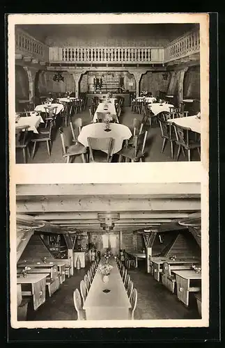 AK Bad Dürkheim a. d. W., Naturweinschenke Dürkheimer Fass mit Innenansicht