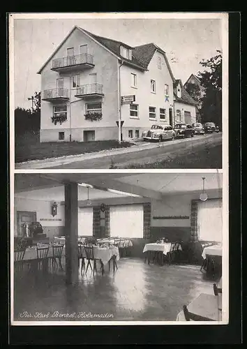 AK Holzmaden, Gasthaus von Karl Benzel, Innenansicht