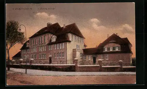 AK Euskirchen, Gebäude des Lehrerseminars von der Stasse gesehen