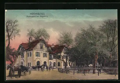 AK Augsburg, Gasthaus Hochablass