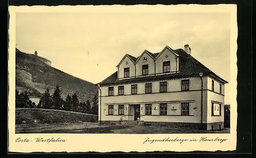 AK Porta-Westfalica, Jugendherberge in Hausberge