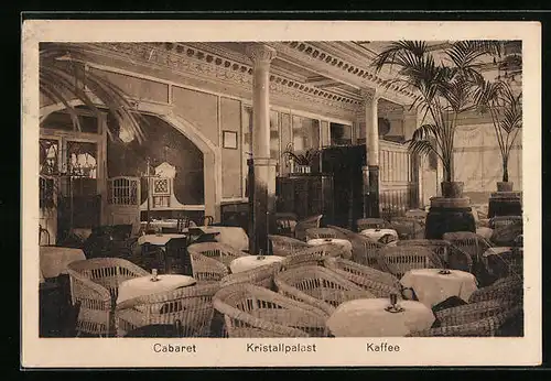 AK Hamburg-St.Georg, Gasthaus Kristallpalast am Steindamm-Cabaret Kaffee