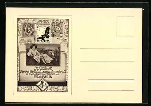 AK Frankfurt /Main, 60 Jahre Verein für Briefmarkenkunde e. V.