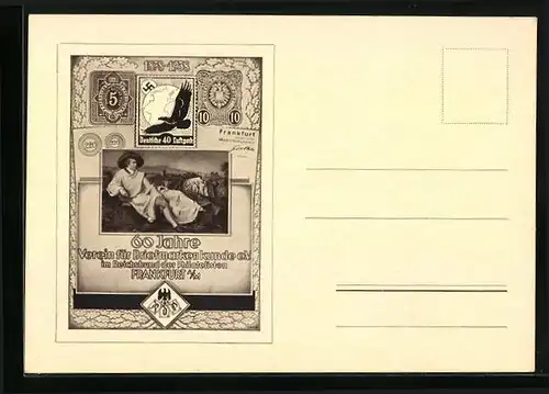 AK Frankfurt /Main, Ausstellung 60 Jahre Verein für Briefmarkenkunde
