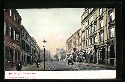 AK Hamburg-St. Pauli, Kielerstrasse (jetzt Clemens-Schultz-Str.)