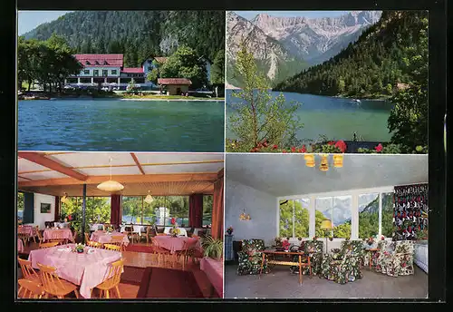 AK Plansee bei Reutte, Hotel Seespitz