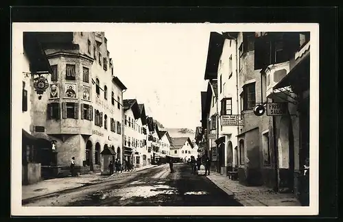 AK Matrei, Ortsansicht mit Rathaus