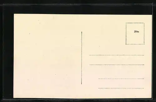 AK Vorderhornbach, Totalansicht mit Kirche