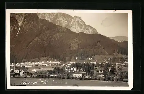 AK Jenbach, Totalansicht mit Bergpanorama