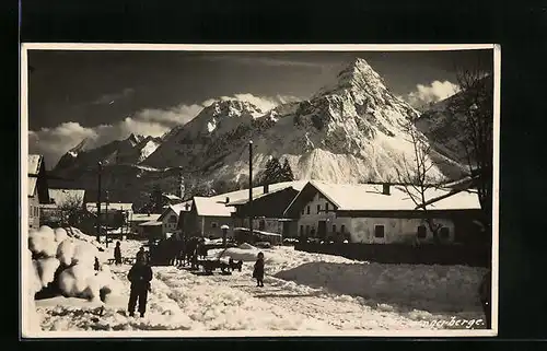 AK Lermoos, Partie im Schnee