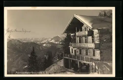 AK Waidring, Alpengasthof Steinplatte