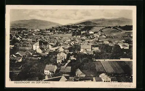 AK Deggendorf an der Donau, Teilansicht