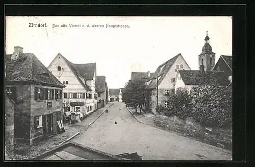 AK Zirndorf, Das alte Viertel a. d. oberen Hauptstrasse