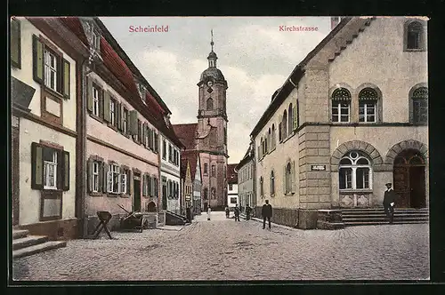 AK Scheinfeld, Blick in die Kirchstrasse