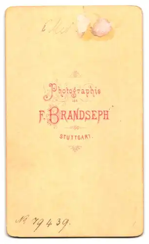 Fotografie F. Brandseph, Stuttgart, Hübsche Dame in festlichem Kleid, Korkenzieherlocken