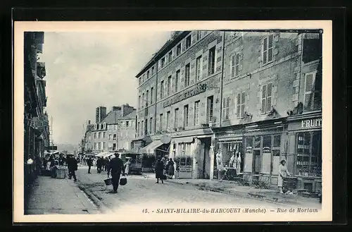 AK Saint-Hilaire-du-Harcouet, Rue de Mortain