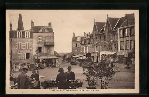 AK Saint-Pair-sur-Mer, La Place