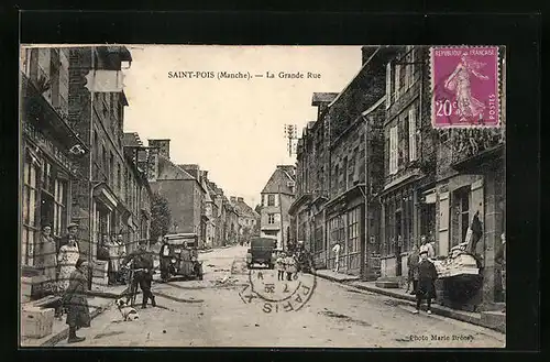 AK Saint-Pois, La Grande Rue