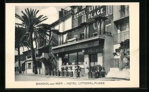 AK Bando-sur-Mer, Hotel Littoral-Plage