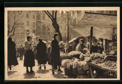 AK Toulon, Marche aux fleurs