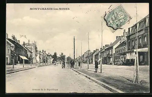 AK Montchanin-les-Mines, Avenue de la République