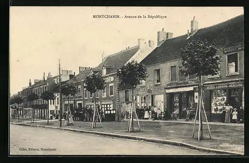 AK Montchanin-les-Mines, Avenue de la République