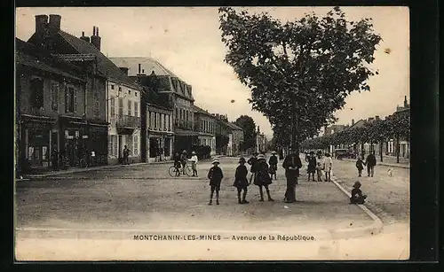 AK Montchanin-les-Mines, Avenue de la République