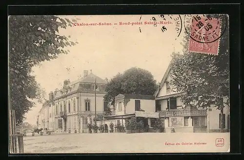 AK Chalon-sur-Saone, Rond-point Sainte-Marie