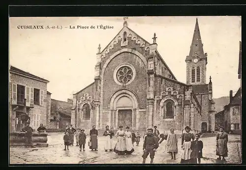 AK Cuiseaux, La Place de l`Église
