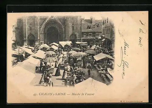 AK Chalon-sur-Saone, Marché St-Vincent