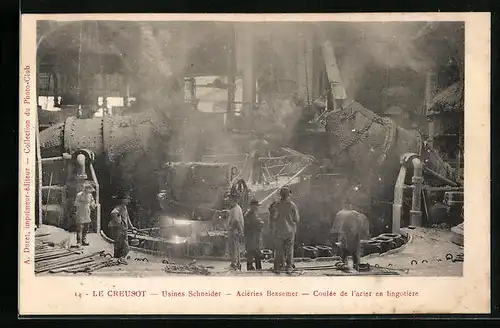 AK Le Creusot, Usines Schneider, Aciéries Bessemer