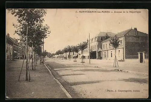 AK Montchanin-les-Mines, Avenue de la République