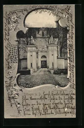 AK Dillingen a. D., Das Schloss-Portal
