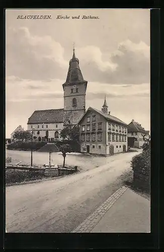 AK Blaufelden, Kirche und Rathaus