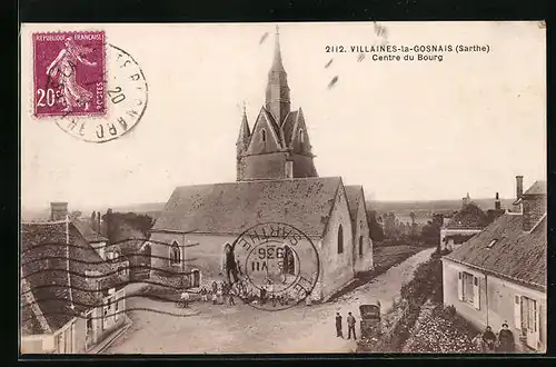 AK Villaines-la-Gosnais, Centre du Bourg