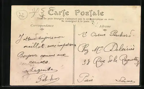 AK Pontlieue, Monument élevé à la Mémoire des Soldats morts pour la partie