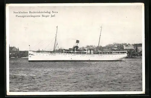 AK Stockholms Rederiaktiebolag Svea Passagerareangaren Birger Jarl