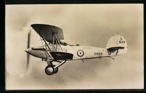 AK Jagdflugzeug Hawker Osprey der britischen Luftwaffe