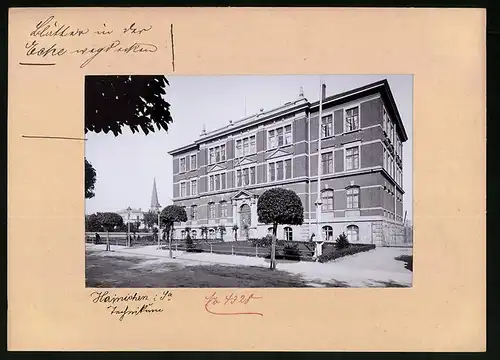 Fotografie Brück & Sohn Meissen, Ansicht Hainichen i. Sa., Blick auf das Technikum