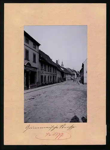 Fotografie Brück & Sohn Meissen, Ansicht Mügeln Bez. Leipzig, Grimmaische Strasse, Möbelgeschäft Richard Däbritz