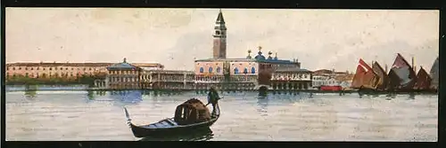 Künstler-Mini-AK Venezia, Panorama