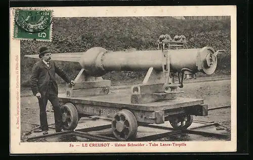 AK Le Creusot, Usines Schneider, Tube Lance-Torpille, Rüstungsindustrie