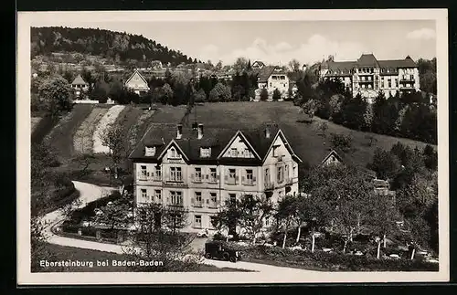 AK Ebersteinburg /Baden-Baden, Luftkurhotel Zur Wolfsschlucht, Bes. Wilh. Spielmann