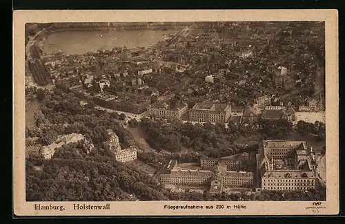 AK Hamburg-Neustadt, Holstenwall, Fliegeraufnahme