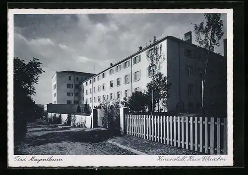 AK Bad Mergentheim, Kuranstalt Haus Schwaben