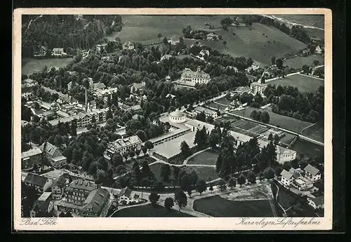 AK Bad Tölz, Fliegeraufnahme der Kuranlagen