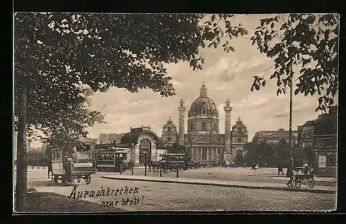 AK Wien, Aurachkirchen, Strassenbahn